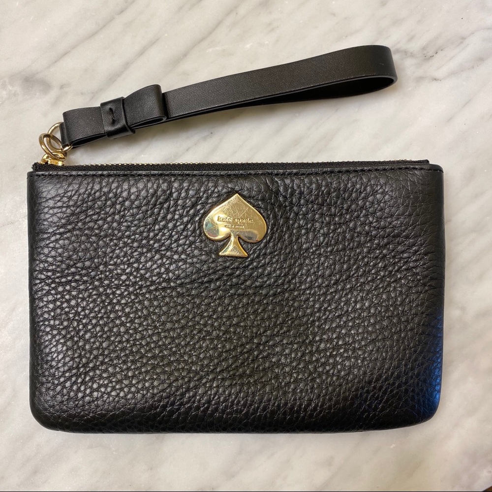 Kate Spade Black Wristlet